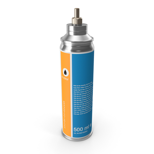 Aerosol Can: Car Air Conditioner PAG Oil R1234YF PNG & PSD Images Aerosol Can: Car Air Conditioner PAG Oil R1234YF PNG & PSD Images