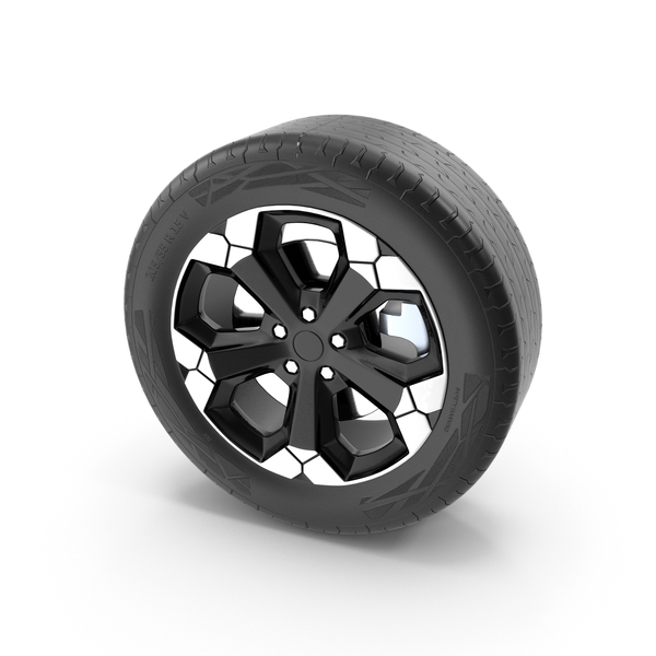 Car Alloy Wheel With Tire PNG & PSD Images