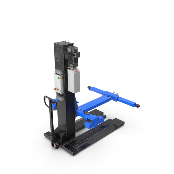Automobile: Car Lift Blue Used PNG & PSD Images Automobile: Car Lift Blue Used PNG & PSD Images