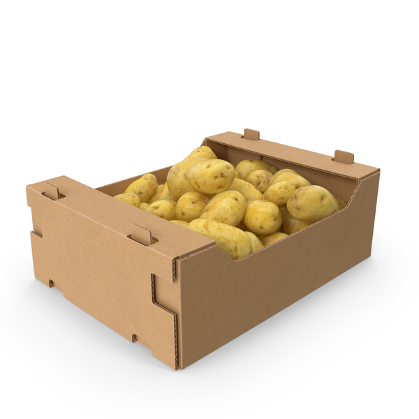 Potato: Cardboard Box of Potatoes PNG & PSD Images Potato: Cardboard Box of Potatoes PNG & PSD Images