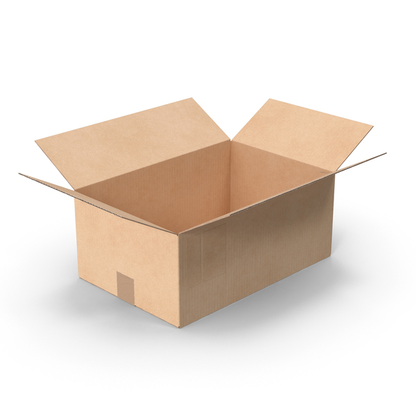 Cardboard Box Simple Open PNG Images & PSDs for Download | PixelSquid ...