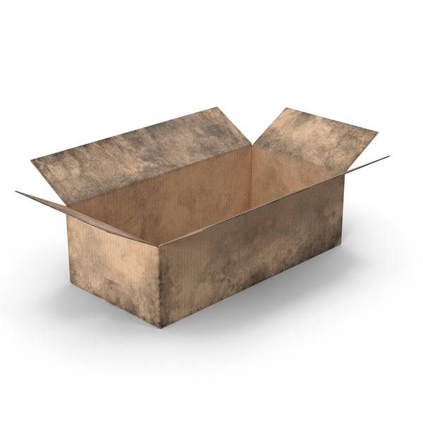 Cardboard Box Worn Simple Open PNG & PSD Images Cardboard Box Worn Simple Open PNG & PSD Images
