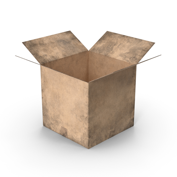 Cardboard Box Worn Simple Open PNG & PSD Images Cardboard Box Worn Simple Open PNG & PSD Images