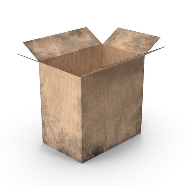 Cardboard Box Worn Simple Open PNG & PSD Images Cardboard Box Worn Simple Open PNG & PSD Images