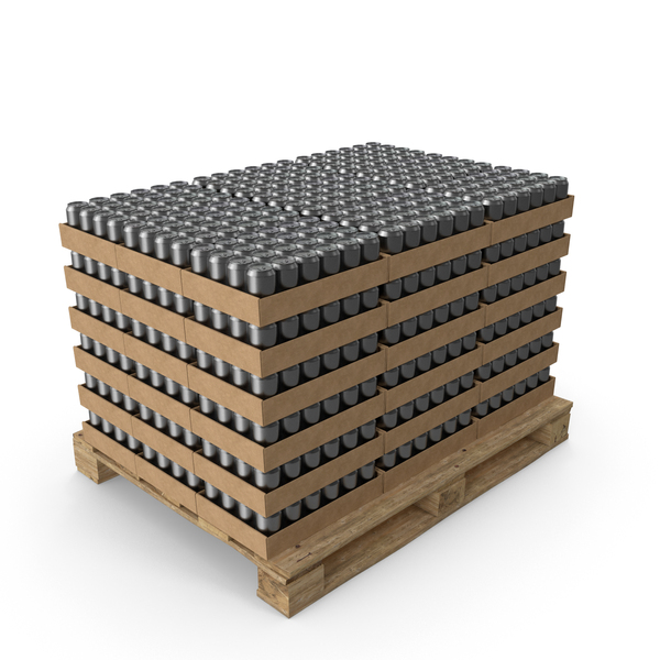 Pallet: Cargo Cans Gray Plain PNG & PSD Images