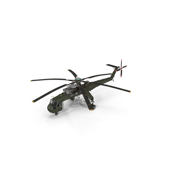 Military Transport: Cargo Helicopter Sikorsky S-64 Skycrane Green PNG & PSD Images Military Transport: Cargo Helicopter Sikorsky S-64 Skycrane Green PNG & PSD Images
