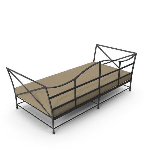 Sofa: Carmel Daybed Painted Metal PNG & PSD Images Sofa: Carmel Daybed Painted Metal PNG & PSD Images