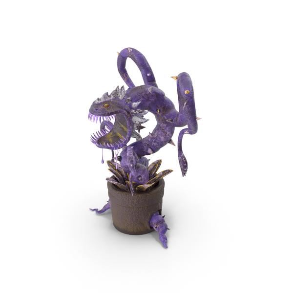 Monster: Carnivorous Flytrap Plant Purple PNG & PSD Images Monster: Carnivorous Flytrap Plant Purple PNG & PSD Images