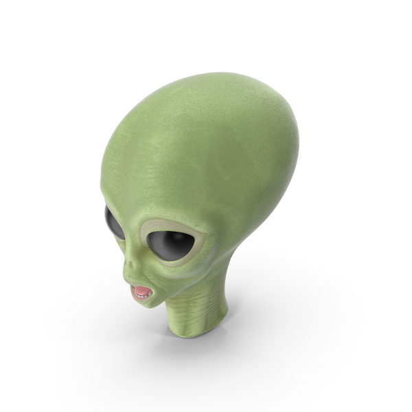 Video Games: Cartoon Alien Head PNG & PSD Images