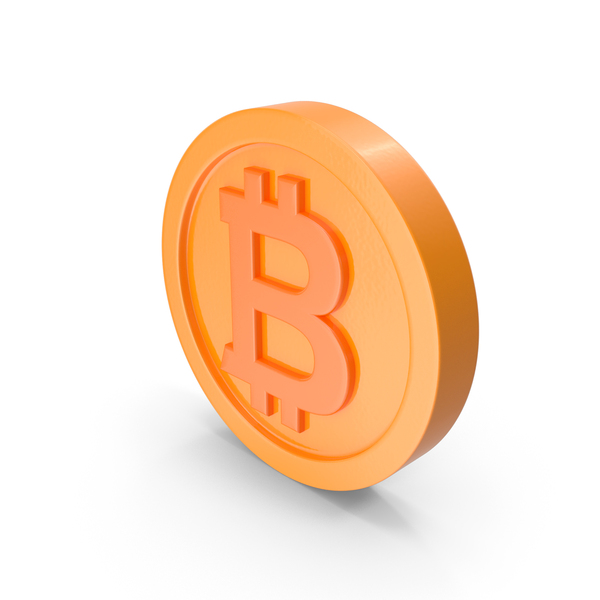 Coin: Cartoon Bitcoin Orange PNG & PSD Images Coin: Cartoon Bitcoin Orange PNG & PSD Images