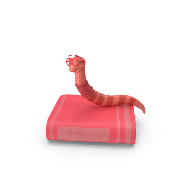Cartoon Book Worm PNG & PSD Images Cartoon Book Worm PNG & PSD Images