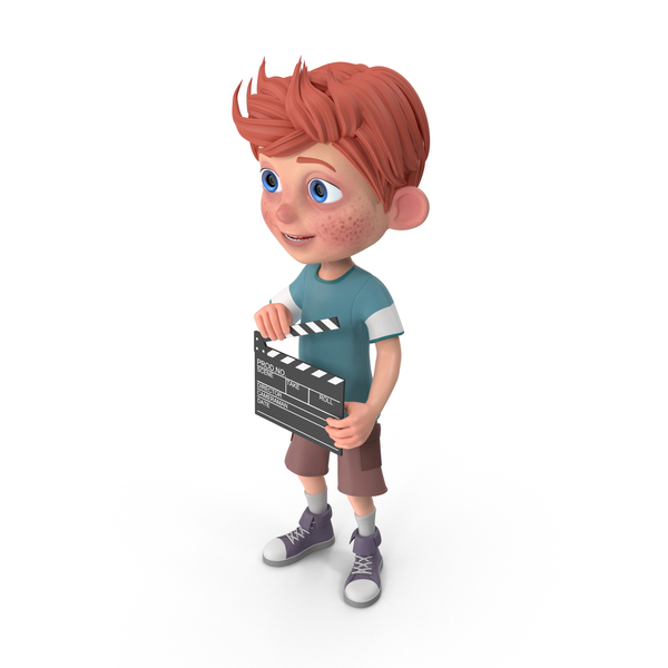 Cartoon Boy Charlie Holding Clapboard PNG & PSD Images Cartoon Boy Charlie Holding Clapboard PNG & PSD Images