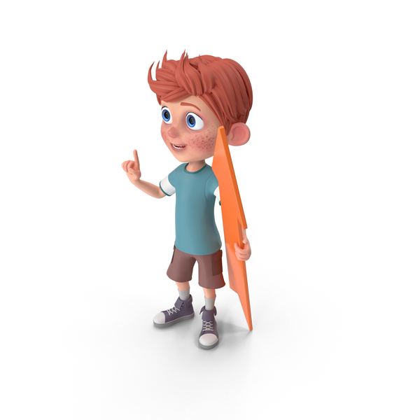 Cartoon Boy Charlie Holding Pointer PNG & PSD Images Cartoon Boy Charlie Holding Pointer PNG & PSD Images