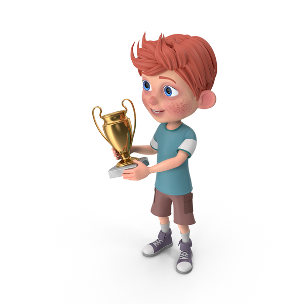 Cartoon Boy Charlie Holding Prize Cup PNG & PSD Images Cartoon Boy Charlie Holding Prize Cup PNG & PSD Images