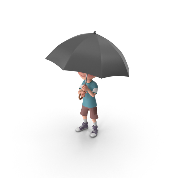 Cartoon Boy Charlie Holding Umbrella PNG & PSD Images Cartoon Boy Charlie Holding Umbrella PNG & PSD Images