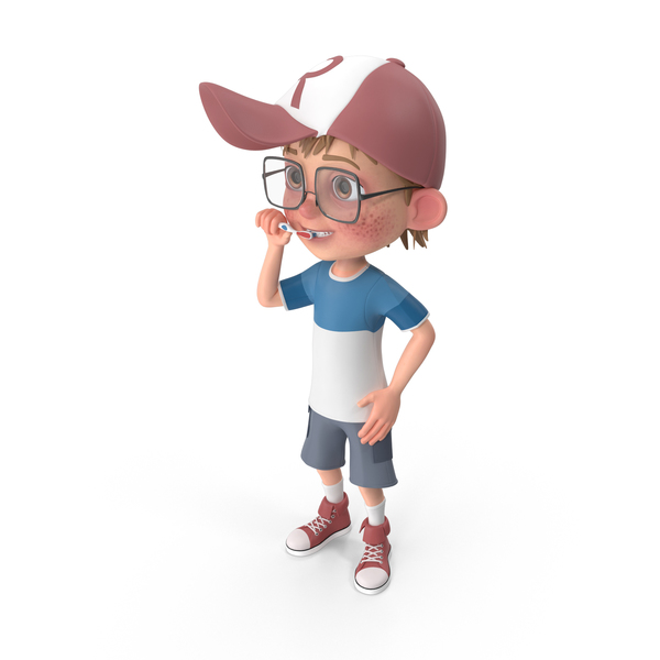 Cartoon Boy Harry Brushing His Teeth PNG & PSD Images Cartoon Boy Harry Brushing His Teeth PNG & PSD Images