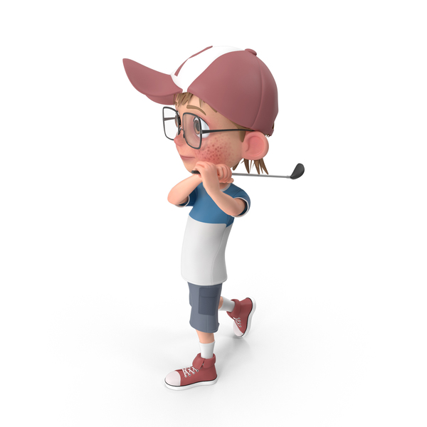 Cartoon Boy Harry Golfing PNG & PSD Images Cartoon Boy Harry Golfing PNG & PSD Images