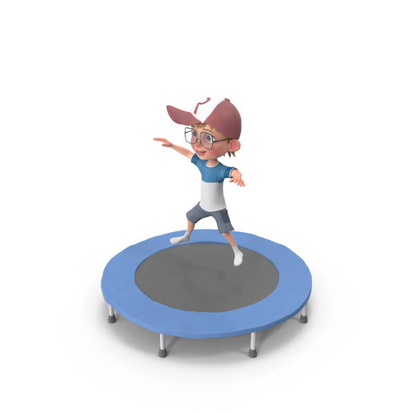 Cartoon Boy Harry Jumping On Trampoline PNG & PSD Images Cartoon Boy Harry Jumping On Trampoline PNG & PSD Images