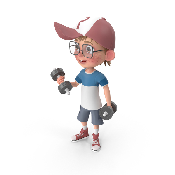 Cartoon Boy Harry Lifting Dumbells PNG & PSD Images Cartoon Boy Harry Lifting Dumbells PNG & PSD Images