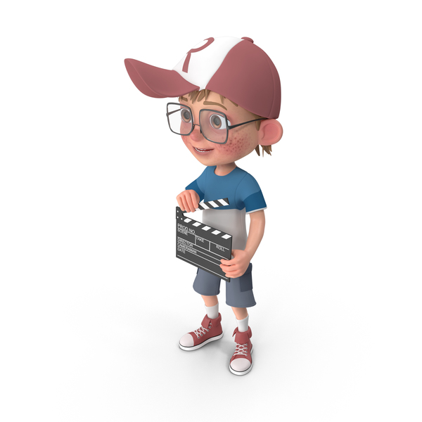 Cartoon Boy Harry Using Clapboard PNG & PSD Images Cartoon Boy Harry Using Clapboard PNG & PSD Images