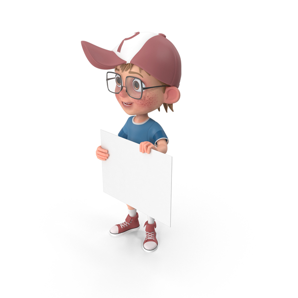 Cartoon Boy Holding a Sign PNG & PSD Images Cartoon Boy Holding a Sign PNG & PSD Images
