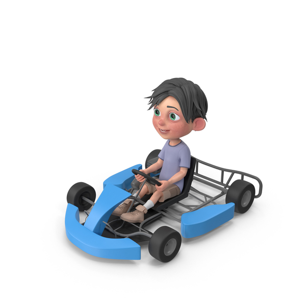 Cartoon Boy Jack Driving Go Cart PNG & PSD Images Cartoon Boy Jack Driving Go Cart PNG & PSD Images