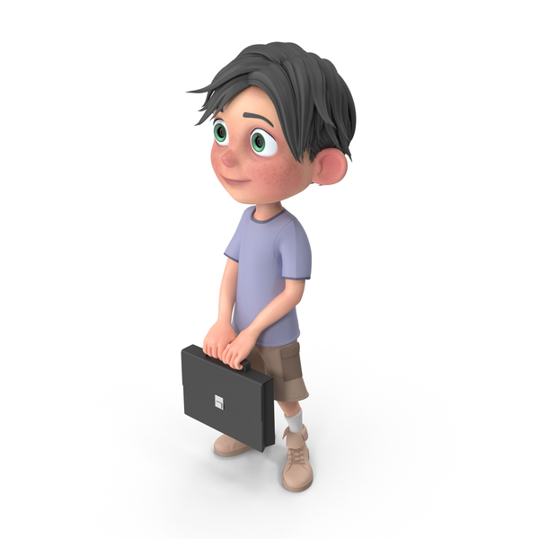 Cartoon Boy Jack Holding Briefcase PNG & PSD Images Cartoon Boy Jack Holding Briefcase PNG & PSD Images