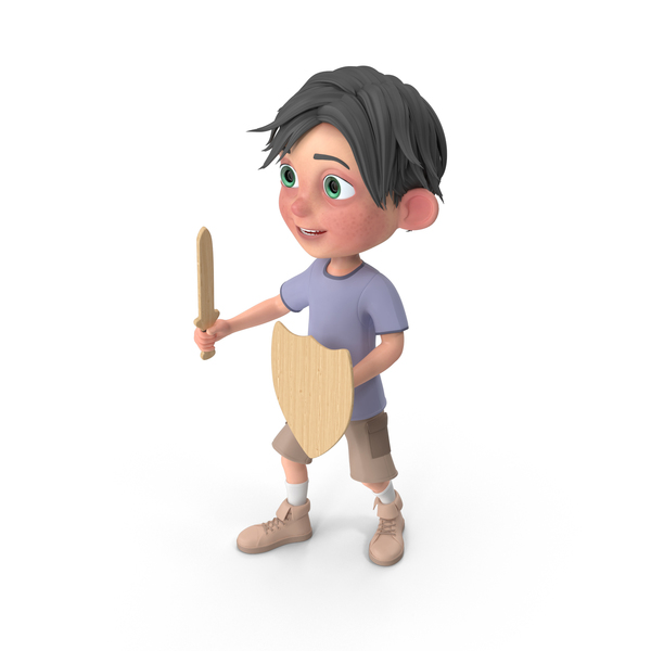 Cartoon Boy Jack Holding Sword And Shield PNG & PSD Images Cartoon Boy Jack Holding Sword And Shield PNG & PSD Images