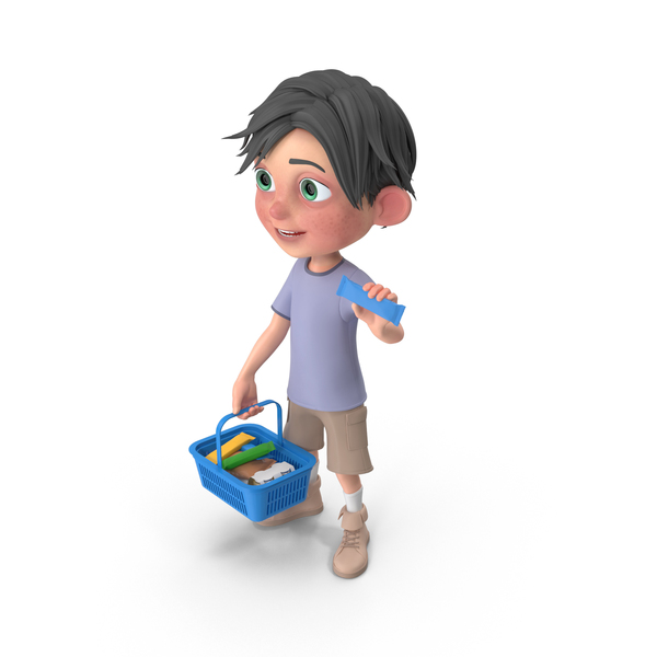 Cartoon Boy Jack Shopping Basket PNG & PSD Images Cartoon Boy Jack Shopping Basket PNG & PSD Images