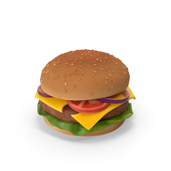 Cartoon Burger PNG & PSD Images