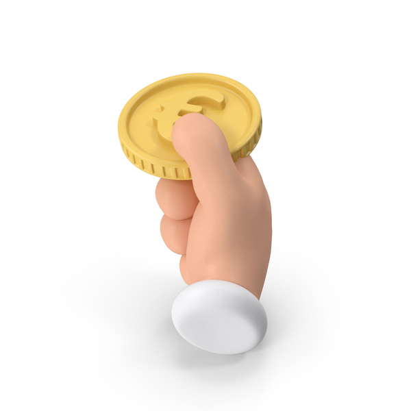 Cartoon Coin In Hand PNG & PSD Images Cartoon Coin In Hand PNG & PSD Images