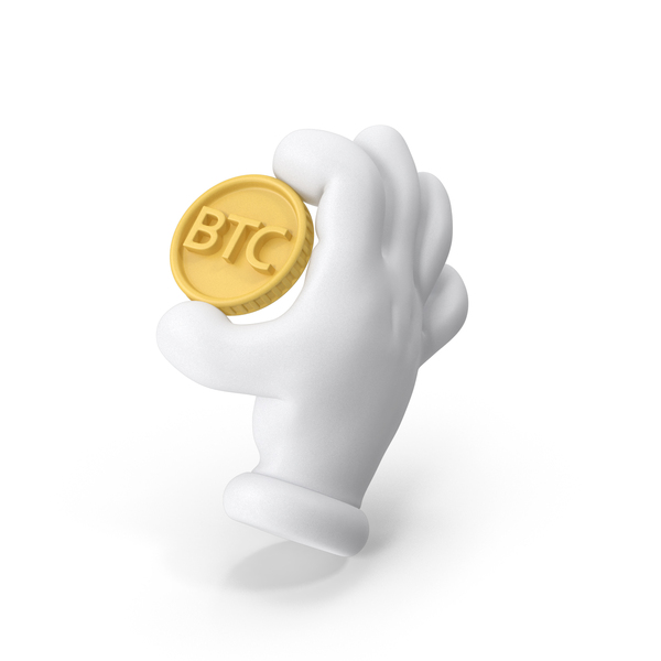 Cartoon Coin In Hand PNG & PSD Images