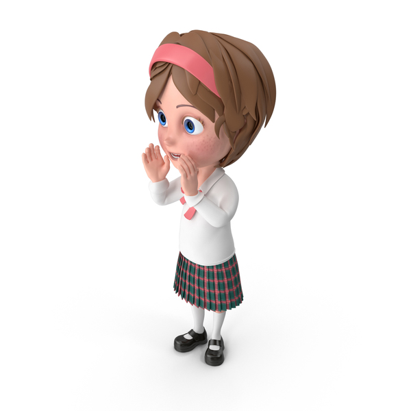 Cartoon Girl Cheering PNG & PSD Images Cartoon Girl Cheering PNG & PSD Images
