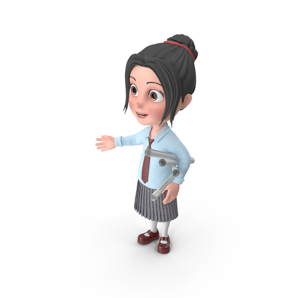 Cartoon Girl Emma Holding Plans PNG & PSD Images Cartoon Girl Emma Holding Plans PNG & PSD Images