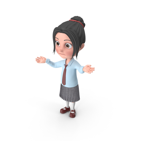 Cartoon Girl Emma Lost PNG & PSD Images Cartoon Girl Emma Lost PNG & PSD Images
