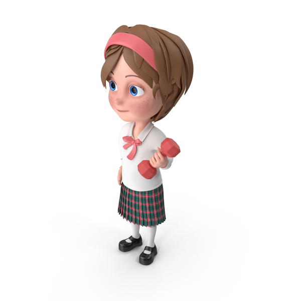 Cartoon Girl Meghan Lifting Dumbbell PNG & PSD Images Cartoon Girl Meghan Lifting Dumbbell PNG & PSD Images