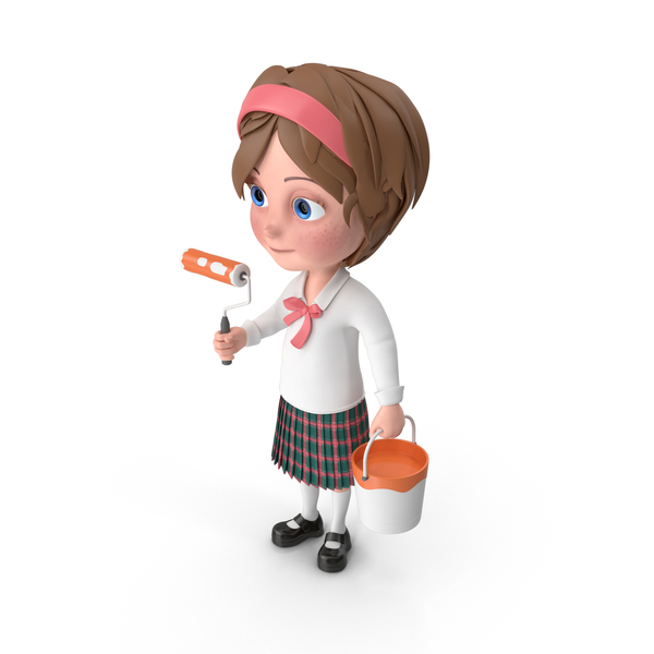 Cartoon Girl Meghan Painting PNG & PSD Images Cartoon Girl Meghan Painting PNG & PSD Images