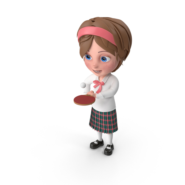 Cartoon Girl Meghan Playing Table Tennis PNG & PSD Images Cartoon Girl Meghan Playing Table Tennis PNG & PSD Images