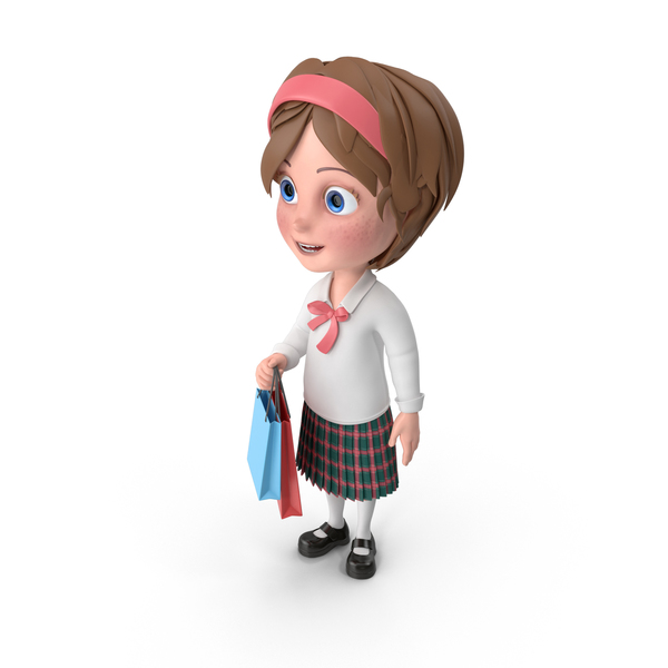 doll cartoon shopping