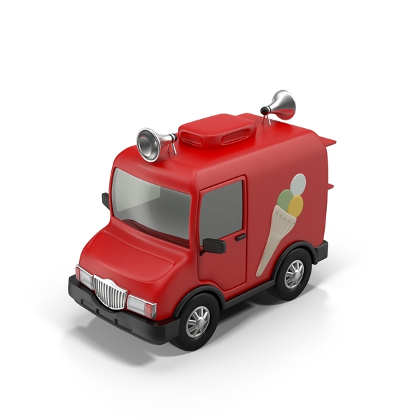 Cartoon Ice Cream Truck PNG & PSD Images