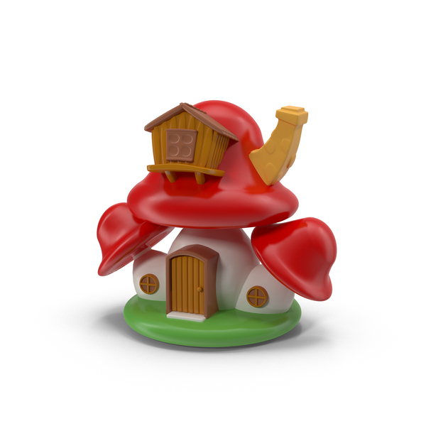 Cartoon Mushroom House PNG & PSD Images Cartoon Mushroom House PNG & PSD Images