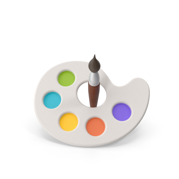 Artist: Cartoon Palette And Paintbrush PNG & PSD Images Artist: Cartoon Palette And Paintbrush PNG & PSD Images