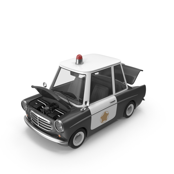 Cop: Cartoon Police Car Open Hood PNG & PSD Images Cop: Cartoon Police Car Open Hood PNG & PSD Images