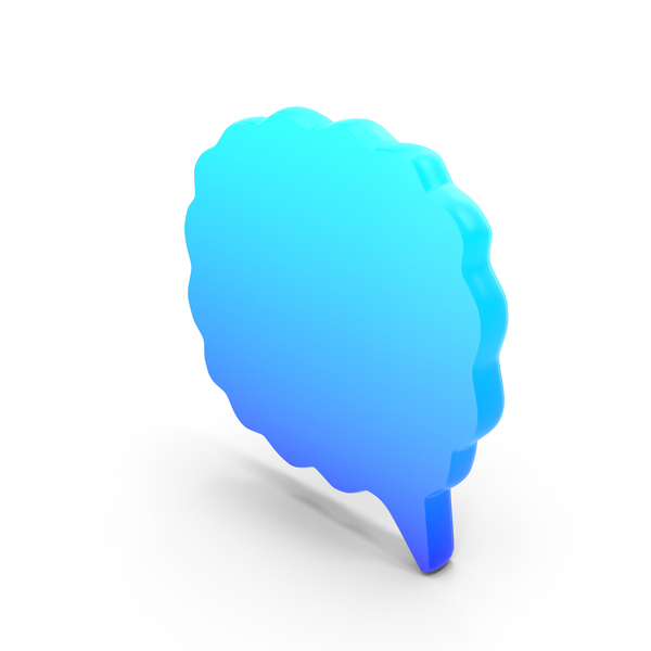 Symbols: Cartoon Speech Bubble Symbol PNG & PSD Images