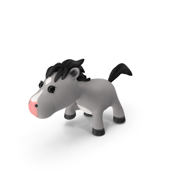 Toy: Cartoon White Horse Walking Pose PNG & PSD Images Toy: Cartoon White Horse Walking Pose PNG & PSD Images