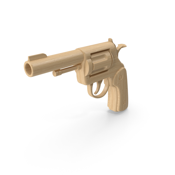 Revolver: CARTOON WOODEN GUN PNG & PSD Images