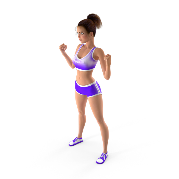 Woman: Cartoon Young Girl Sportive Clothes Standing Pose PNG & PSD Images Woman: Cartoon Young Girl Sportive Clothes Standing Pose PNG & PSD Images