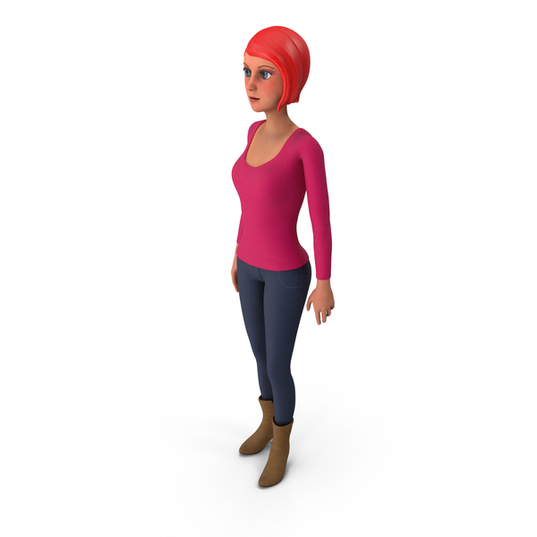 Cartoon: Cartoony Woman Standing PNG & PSD Images Cartoon: Cartoony Woman Standing PNG & PSD Images