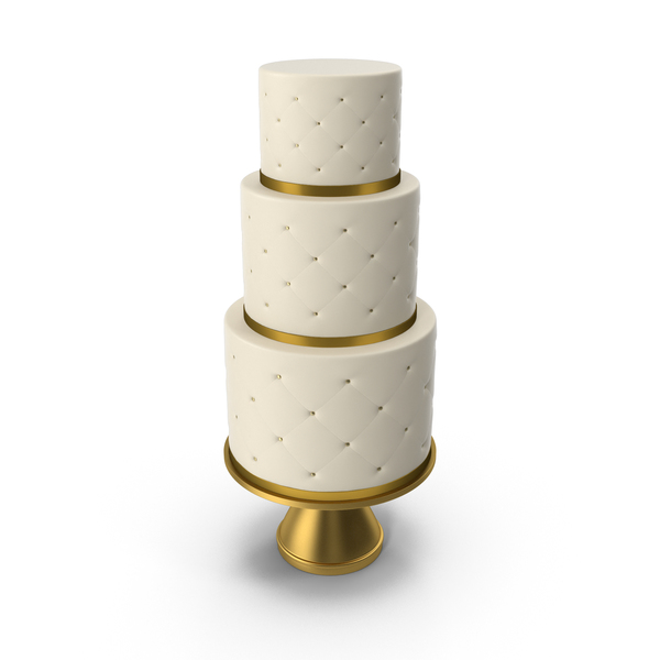 Cascade Cake with Decor of Gold Ribbon PNG & PSD Images Cascade Cake with Decor of Gold Ribbon PNG & PSD Images