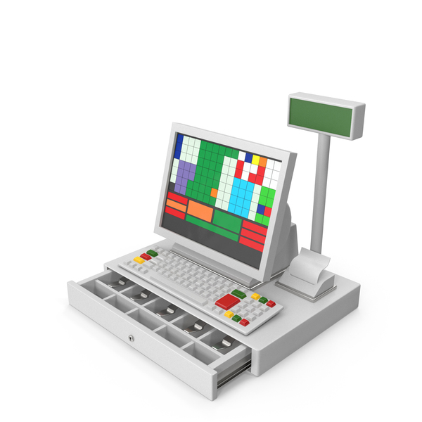 Cash Register White PNG & PSD Images